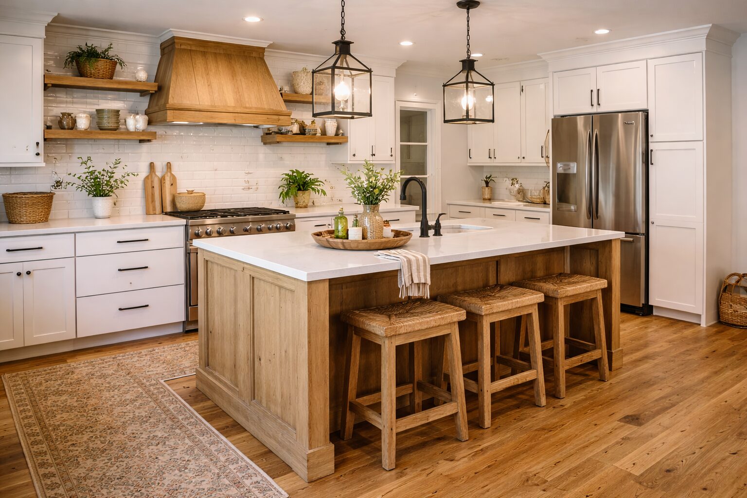 Upgraded kitchen area by ProWork Builders.