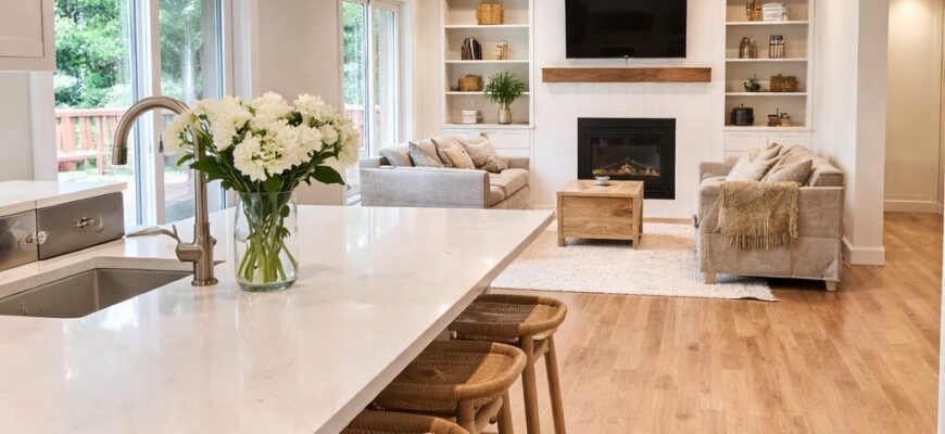 A remodeled dining area service by ProWork Builders in Lino Lakes, MN.